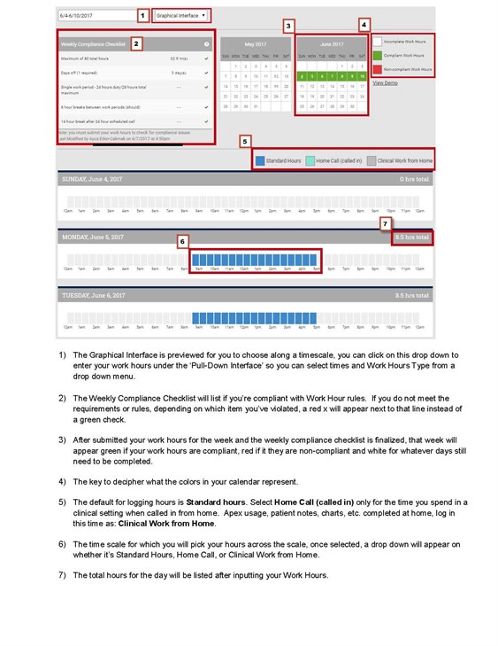 Instructions For Logging Work Hours Page 2