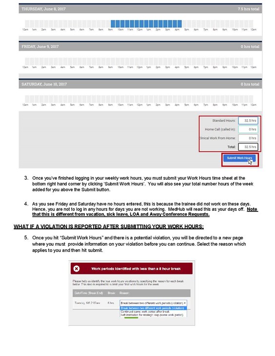 Instructions For Logging Work Hours Page 3